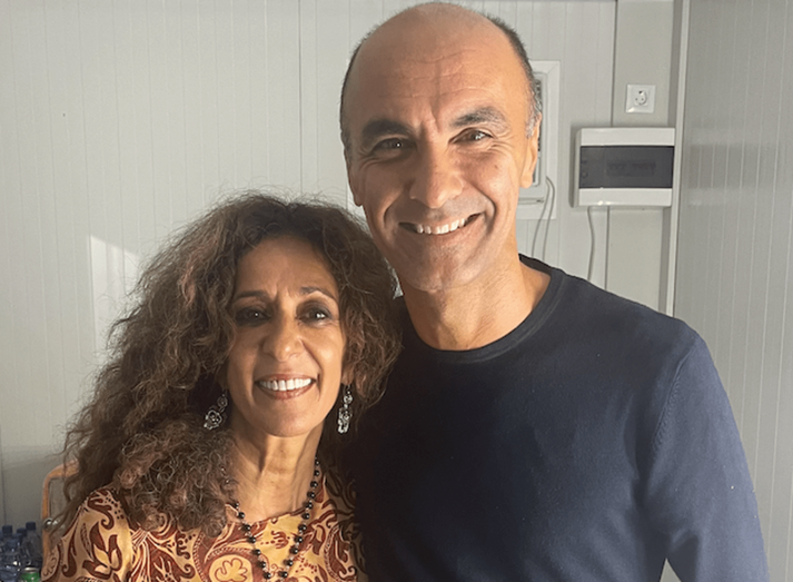 La arista Rosario junto a Juanfra Suárez / TA